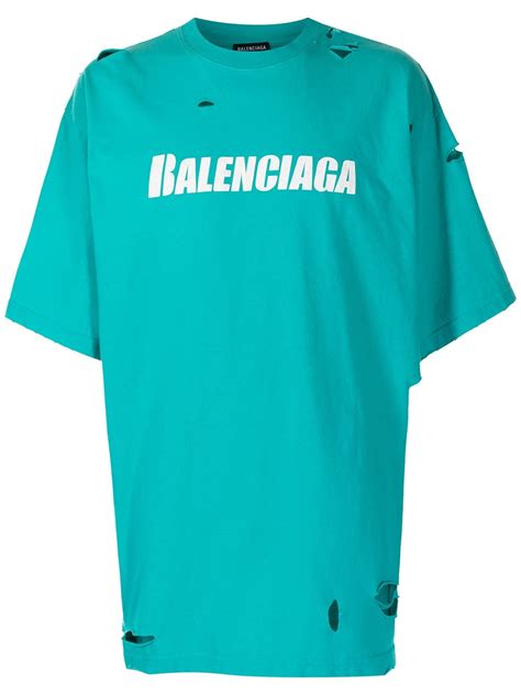 balenciaga ripped shirt